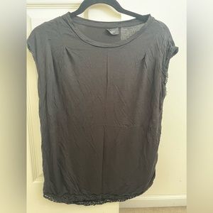 Mossimo Target Black Sz M Lace Detail